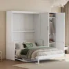 Streamdale Furniture Streamdale Queen Size Murphy Bed Wall Bed With Closet