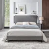 Streamdale Furniture Streamdale Queen Size Upholstered Platform Bed Frame