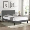 Streamdale Furniture Streamdale Queen Size Upholstered Platform Bed Frame
