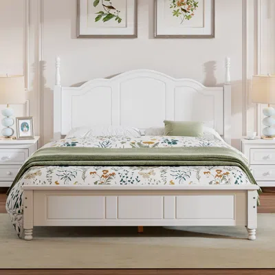 Streamdale Furniture Streamdale Queen Size Wood Platform Bed Frame