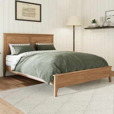 Streamdale Furniture Streamdale Queen Solid Wood Platform Bed