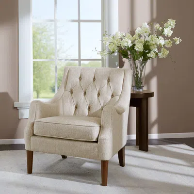 Streamdale Furniture Streamdale Qwen Button Tufted Accent Chair