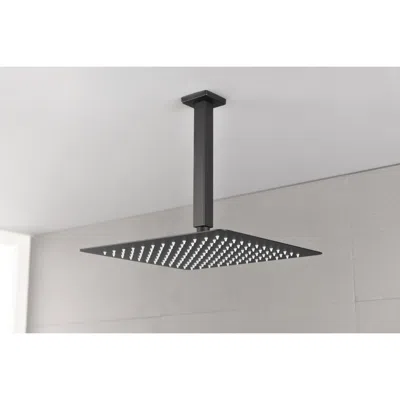 Streamdale Furniture Streamdale Rain Shower Head High Pressure Rainfall Showerhead Water Saving 0002 In Black