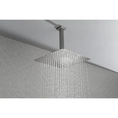 Streamdale Furniture Streamdale Rain Shower Head High Pressure Rainfall Showerhead Water Saving In Metallic