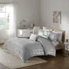 Streamdale Furniture Streamdale Raina Metallic Printed Comforter Set