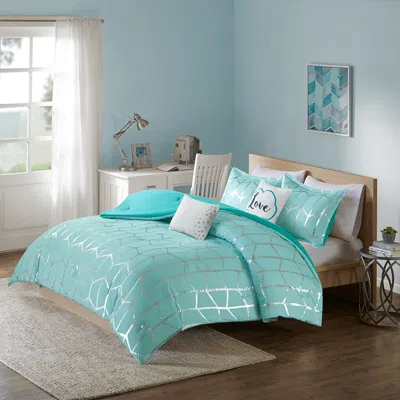 Streamdale Furniture Streamdale Raina Metallic Printed Comforter Set