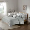 Streamdale Furniture Streamdale Raina Metallic Printed Duvet Cover Set