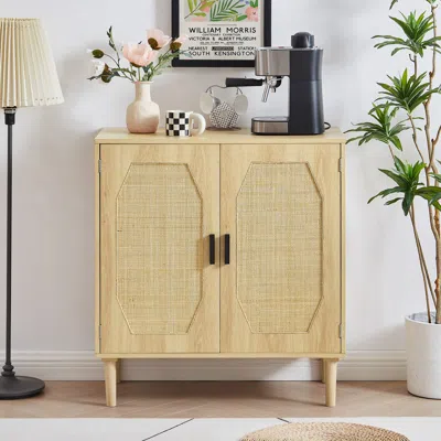Streamdale Furniture Streamdale Rattan Decor Kitchen Storage Cabinets & Buffets