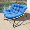 Streamdale Furniture Streamdale Rattan Wicker Rocking Chair - Indoor/outdoor - Blue In Blue
