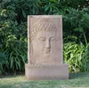 Streamdale Furniture Streamdale Realistic Sandstone Buddha Fountain With Relaxing Water Feature