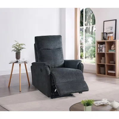 Streamdale Furniture Streamdale Recliner Chair With Power Function Easy Control Big Stocks In Gray