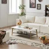 Streamdale Furniture Streamdale Rectangular Coffee Table With Metal Frame