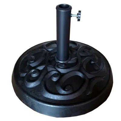 Streamdale Furniture Streamdale Resin Umbrella Base In Black