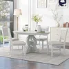 Streamdale Furniture Streamdale Retro 5-piece Dining Set With Extendable Table & 4 Chairs