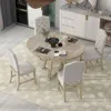 Streamdale Furniture Streamdale Retro 5-piece Dining Set With Round Table And Chairs