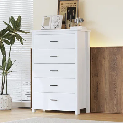 Streamdale Furniture Streamdale Retro Country Wooden 5-drawer Dresser