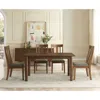 Streamdale Furniture Streamdale Retro Dining Table For 6 With Solid Wood Legs