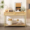 Streamdale Furniture Streamdale Retro Entryway Console Table With Drawers