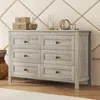 Streamdale Furniture Streamdale Retro Farmhouse Style Wooden Dresser With 6 Drawer