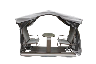 Streamdale Furniture Streamdale Retro Glider Benches With Canopy For Outdoor Use