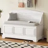 Streamdale Furniture Streamdale Retro Shoe Storage Bench With Soft-close & Hidden Storage
