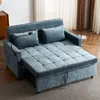 Streamdale Furniture Streamdale Reversible Loveseat Sofa Bed With Usb Ports