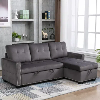 Streamdale Furniture Streamdale Reversible Storage Sleeper Sofa
