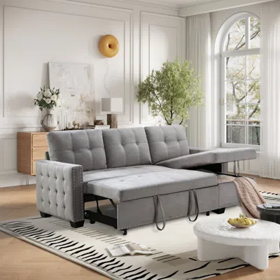 Streamdale Furniture Streamdale Reversible Storage Sleeper Sofa
