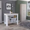 Streamdale Furniture Streamdale Roblar 8-shelf Kitchen Set (white/gray)