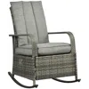 Streamdale Furniture Streamdale Rocking Rattan Recliner Indoor Comfort For Your Outdoor Oasis