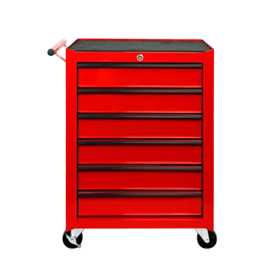 Streamdale Furniture Streamdale Rolling 6-drawer Metal Tool Chest And Cabinet - Red