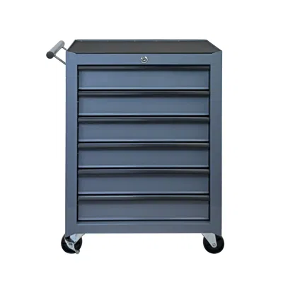 Streamdale Furniture Streamdale Rolling 6-drawer Metal Tool Chest With Ball Bearing Slides - Grey