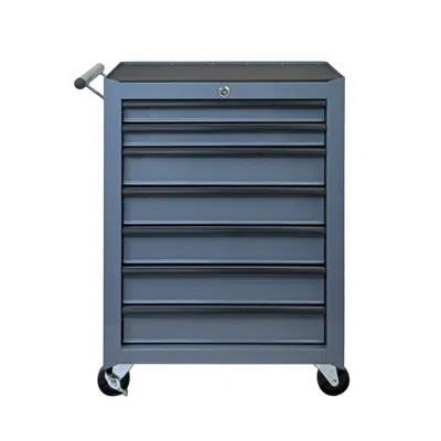 Streamdale Furniture Streamdale Rolling 7-drawer Metal Tool Chest With Ball Bearing Slides - Grey