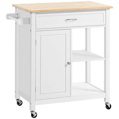 Streamdale Furniture Streamdale Rolling Kitchen Island Cart With Storage