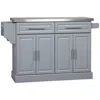 Streamdale Furniture Streamdale Rolling Kitchen Island With Storage