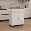 Streamdale Furniture Streamdale Rolling Kitchen Trolley Cart With Shelves & Towel Rack