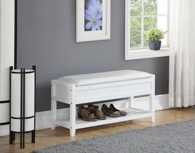 Streamdale Furniture Streamdale Rouen Seating Bench With Shoe Storage