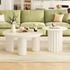 Streamdale Furniture Streamdale Round Coffee Table Set Of 2
