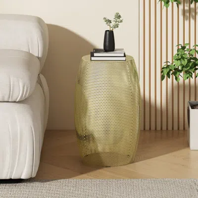 Streamdale Furniture Streamdale Round Metal Side Table