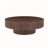 Streamdale Furniture Streamdale Round Walnut Coffee Table