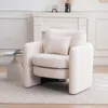 Streamdale Furniture Streamdale Rounded Corner Modern Chair - Beige