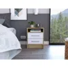 Streamdale Furniture Streamdale Rowley 2-drawer 1-shelf Rectangle Nightstand