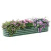 Streamdale Furniture Streamdale Rust-proof Galvanized Raised Garden Bed With Self-draining Base