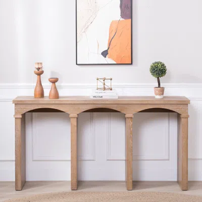 Streamdale Furniture Streamdale Rustic Archway Console Table - 60" Entryway/sofa Table