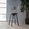Streamdale Furniture Streamdale Rustic-chic Barstool Fir Wood Seat
