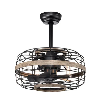 Streamdale Furniture Streamdale Rustic Farmhouse Ceiling Fan With Remote Control