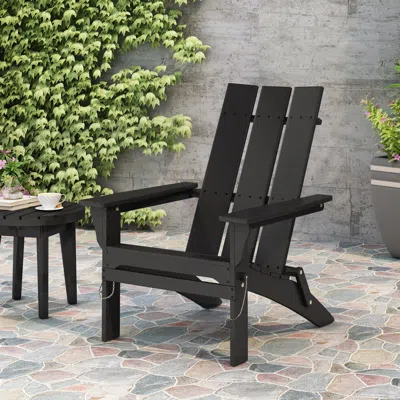 Streamdale Furniture Streamdale Rustic Folding Adirondack Chair Timeless Style