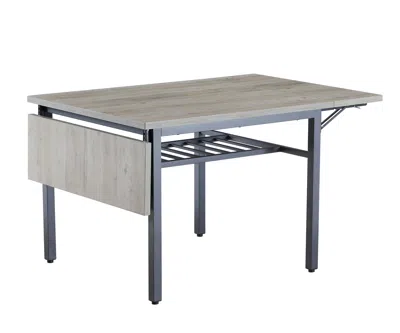 Streamdale Furniture Streamdale Rustic Folding Dining Table - 63.2" L X 35.5" W X 30.5"