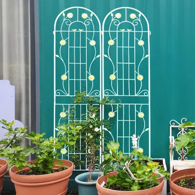 Streamdale Furniture Streamdale Rustproof Metal Garden Trellis For Climbing Plants