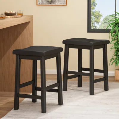 Streamdale Furniture Streamdale Saddle Counter Stool - Easy Assembly